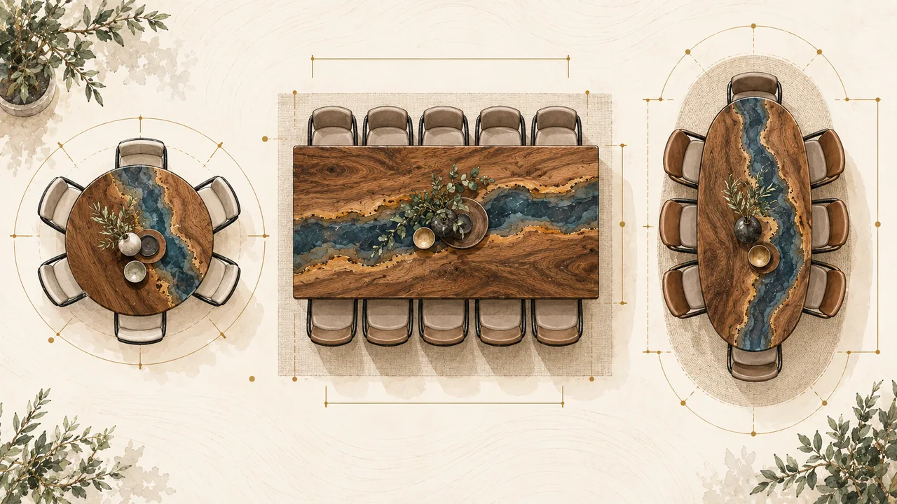 A table for six, eight or ten: getting the size and seating right